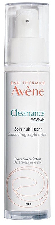 Nattkräm För Ansiktet - Avene Cleanance Women Smoothing Night Cream