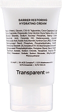 Fuktgivande ansiktskräm Transparent Lab Barrier Restoring Hydrating Cream