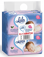 Babyvåtservetter med Allantoin, 4x72 st LULA