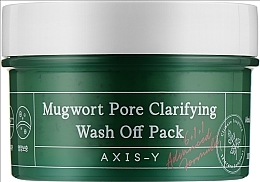 Lermask för problemhud Axis-Y Mugwort Pore Clarifying Wash Off Pack