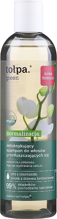 Oily Hair Shampoo - Tolpa Green Normalization Shampoo