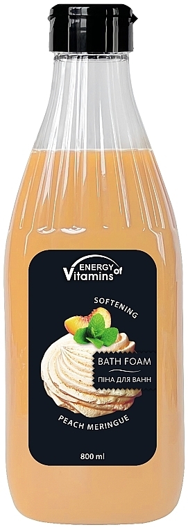 Peach Foam Bath Shake - Vkusnyye Sekrety Energy of Vitamins