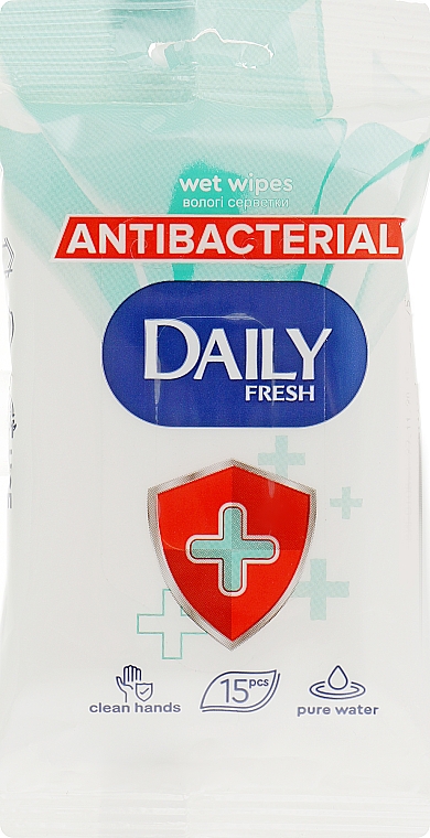 Antibakteriella våtservetter - Daily Fresh Antibacterial Wet Wipes