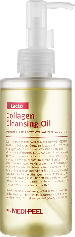 Hydrofil olja med probiotika och kollagen - Medi Peel Red Lacto Collagen Cleansing Oil