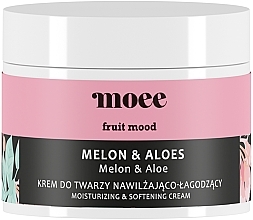 Fuktgivande och lugnande ansiktskräm Moee Fruit Mood Melon & Aloe