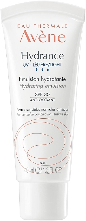 Fuktgivande ansiktemulsion - Avene Eau Thermale Hydrance Light Hydrating Emulsion SPF 30