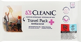 Antibakteriella våtservetter Cleanic Antibacterial Travel Pack Refreshing Wet Wipes