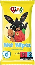 Våtservetter med jordgubbsdoft, 15 st Buzzy Bing Wet Wipes