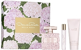 Oscar De La Renta Bella Rosa Set (edp/100ml + edp/15ml + b/lot/100ml)