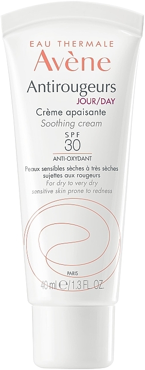 Ansiktsmask - Avene Antirougeurs Jour Day Cream SPF 30