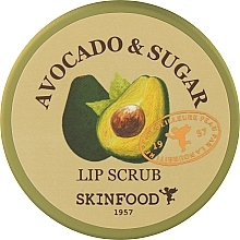 Läppskrubb Skinfood Avocado and Sugar Lip Scrub