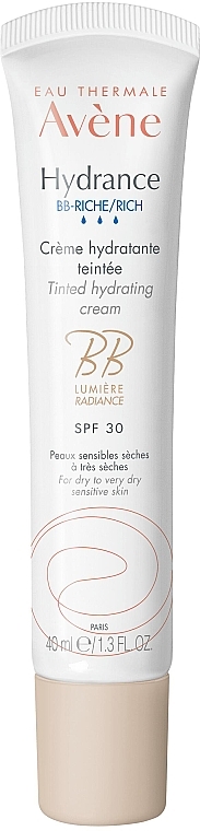 Avene Hydrance BB-Rich Tinted Hydrerinskräm SPF30 - Avene Hydrance BB-Rich Tinted Hydrating Cream SPF30