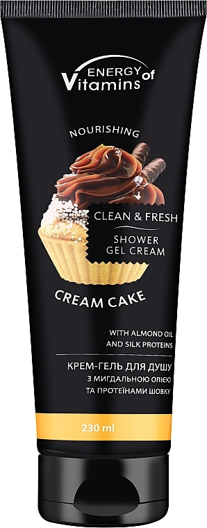 Kräm duschgel - Energy of Vitamins Cream Shower Gel Cream Cake