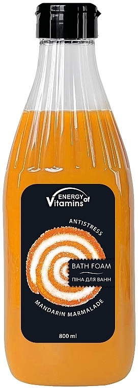 Mandarin Temptation Bath Foam Cocktail - Vkusnyye Sekrety Energy of Vitamins 