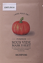 Pumpa Sheet Mask för Ansiktet Skinfood Pumpkin Sous Vide Mask Sheet