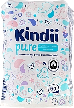 Bomullsrondeller För Barn, 60 st Kindii Kids Care Cotton Pads