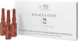 Intensivt Uppstramande och Lugnande Ampuller APIS Professional Rosacea-Stop Intensive Strengthening And Soothing Ampoules