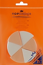 Makeup Svampar, 35821, vit & beige, 6 st Top Choice Foundation Sponges