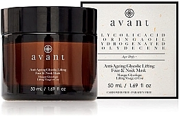 Anti-ageing glykolisk lyftande ansikts- och halsmask Avant Skincare Anti-Ageing Glycolic Lifting Face and Neck Mask