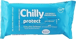 Intimhygien Servetter "Antibacterial" Chilly Gel Antibacterial Intimate Wipes