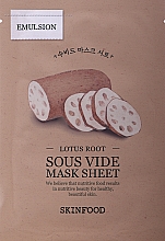 Lotus Root Facial Sheet Mask Skinfood Lotus Root Sous Vide Mask Sheet