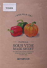 Paprika Facial Sheet Mask Skinfood Paprika Sous Vide Mask Sheet