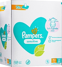 Babyvåtservetter 15x80 st Pampers Sensitive