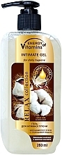 Gel för intim hygien "Cotton milk & lactic acid" Delicious Secrets Energy of Vitamins Gel for Intimate Hygiene