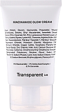 Niacinamid ansiktskräm Transparent Lab Niacinamide Glow Cream