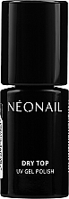 Gellak topplack "No Wipe" NeoNail Professional Top Dry