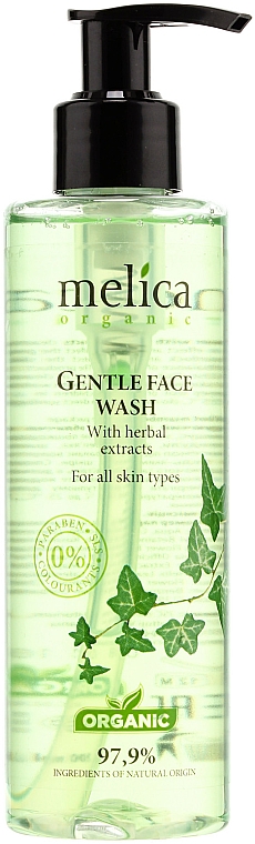 Mild ansiktsrengöring med örtextrakt - Melica Organic Gentle Face Wash