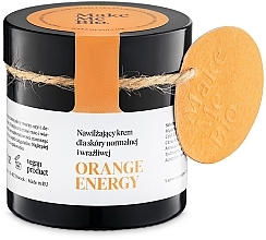 Återfuktande ansiktskräm för normal och känslig hud Make Me BIO Orange Energy