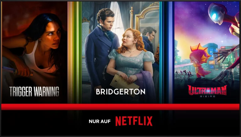 Fernseher mit Top-Serien von Netflix