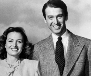 Donna Reed und James Stewart aus Ist das Leben nicht schön?