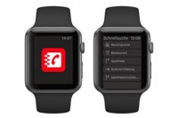 Apple Watch mit der Das Telefonbuch App