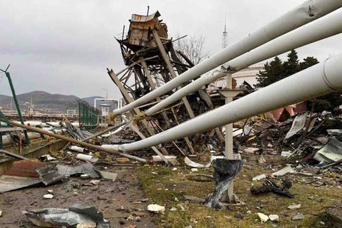 Die Raffinerie in Tuapse wurde getroffen.