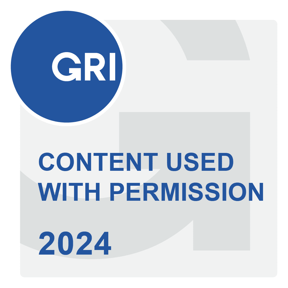 Auszeichnung: Die Software von VERSO arbeitet nach den Standards des Global Reporting Index (GRI) und ist zertifiziert – Content used with permission