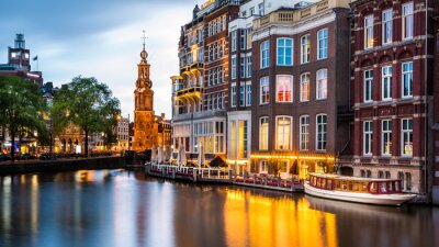 Kirche und Gebäude in Amsterdam