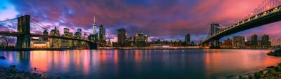 Bild Panorama Blick auf Brooklyn Bridge