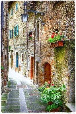 Retro-Stil auf einer italienischen Straße