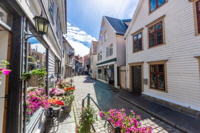 Bild Sommer in der Stadt Norwegen