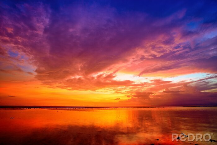 Bild Sonnenuntergang in Indonesien