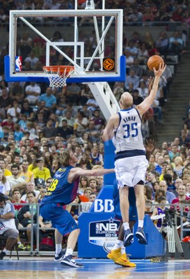 Fototapete 3D Sport in der Basketballarena