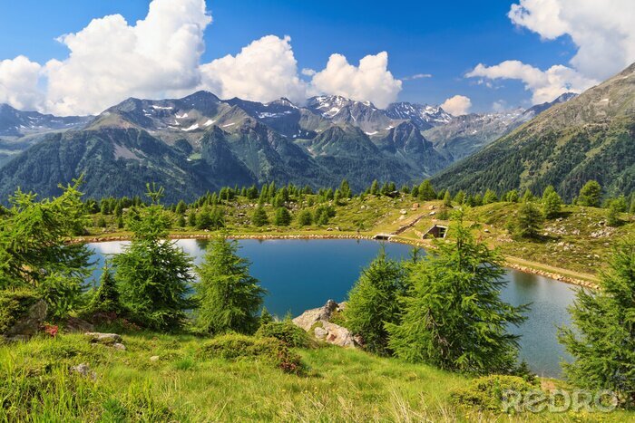 Fototapete Berglandschaft im Sommer