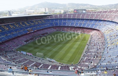 Fototapete Camp Nou aus Vogelperspektive