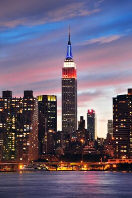 Empire State Building bei Nacht