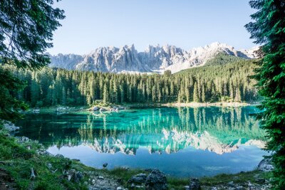 Fototapete Italienische Berglandschaft