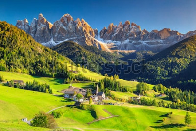 Fototapete Landschaft in Grün