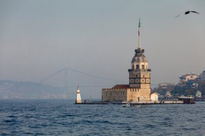 Fototapete Leuchtturm in Istanbul