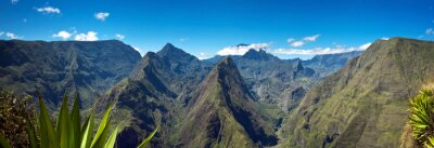 Fototapete Panorama der Berge und des Himmels